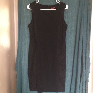 Black sheath dress